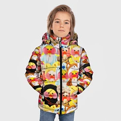 Куртка зимняя для мальчика УТЯ УТОЧКА ЛАЛАФАНФАН ПАТТЕРН, цвет: 3D-светло-серый — фото 2