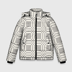 Куртка зимняя для мальчика Принт Советский Коврик, цвет: 3D-светло-серый