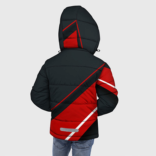 Зимняя куртка для мальчика Audi sport red / 3D-Красный – фото 4