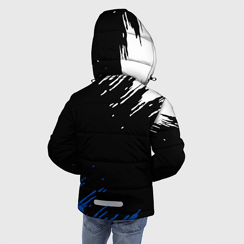 Зимняя куртка для мальчика Volvo - Texture / 3D-Красный – фото 4