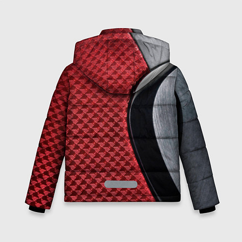 Зимняя куртка для мальчика Volvo Logo Texture / 3D-Черный – фото 2