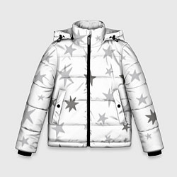 Куртка зимняя для мальчика Звездочкиstars, цвет: 3D-красный
