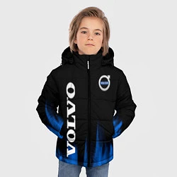 Куртка зимняя для мальчика Volvo синий огонь, цвет: 3D-черный — фото 2