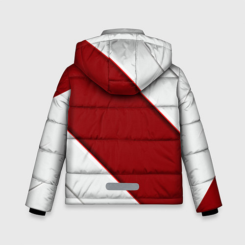 Зимняя куртка для мальчика Honda - Red sport / 3D-Черный – фото 2