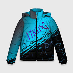 Куртка зимняя для мальчика Викинги: Вальхалла сериал, цвет: 3D-черный