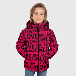 Куртка зимняя для мальчика LОVE ЛЮБОВЬ, цвет: 3D-светло-серый — фото 2
