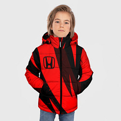 Куртка зимняя для мальчика HONDA RED ХОНДА КРАСНЫЙ, цвет: 3D-черный — фото 2