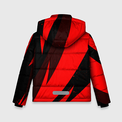 Зимняя куртка для мальчика HONDA RED ХОНДА КРАСНЫЙ / 3D-Черный – фото 2