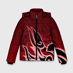 Куртка зимняя для мальчика ТОМА GENSHIN IMPACT, цвет: 3D-красный