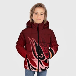 Куртка зимняя для мальчика ТОМА GENSHIN IMPACT, цвет: 3D-черный — фото 2