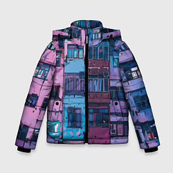 Куртка зимняя для мальчика Night aesthetics Japan, цвет: 3D-черный