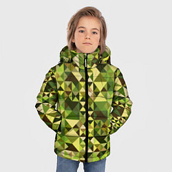 Куртка зимняя для мальчика Камуфляж Призма - лес, цвет: 3D-красный — фото 2