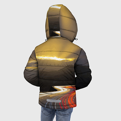Зимняя куртка для мальчика BMW Night route / 3D-Светло-серый – фото 4