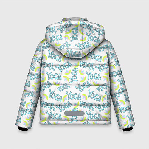 Зимняя куртка для мальчика YOGA лотос / 3D-Черный – фото 2