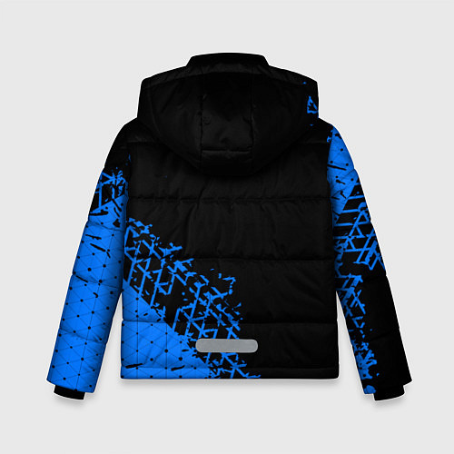 Зимняя куртка для мальчика СУБАРУ Racing Следы / 3D-Черный – фото 2