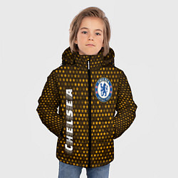 Куртка зимняя для мальчика ЧЕЛСИ Chelsea - Звезды, цвет: 3D-черный — фото 2