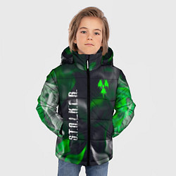 Куртка зимняя для мальчика S T A L K E R 2 пламя, цвет: 3D-красный — фото 2