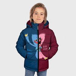 Куртка зимняя для мальчика POPPY PLAYTIME HAGGY WAGGY AND KISSY MISSY, цвет: 3D-светло-серый — фото 2