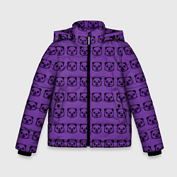 Куртка зимняя для мальчика Purple Panda, цвет: 3D-красный