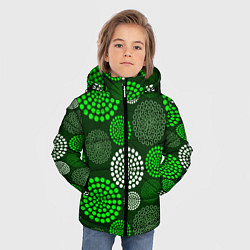 Куртка зимняя для мальчика ТЕКСТУРНЫЕ МОЛЕКУЛЫ, цвет: 3D-светло-серый — фото 2