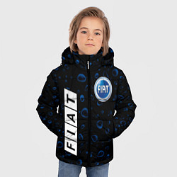Куртка зимняя для мальчика ФИАТ Капли Дождя, цвет: 3D-черный — фото 2