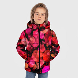Куртка зимняя для мальчика ЦВЕТНЫЕ ВОЗДУШНЫЕ ПУЗЫРИ, цвет: 3D-светло-серый — фото 2
