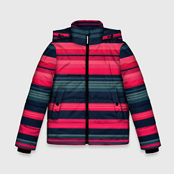 Куртка зимняя для мальчика ТРАФИК ЛИНИИ, цвет: 3D-черный