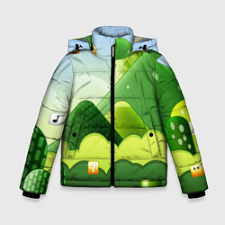 Куртка зимняя для мальчика Вселенная марио, цвет: 3D-светло-серый