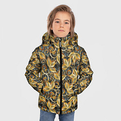 Куртка зимняя для мальчика Текстурные узоры, цвет: 3D-красный — фото 2