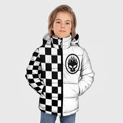 Куртка зимняя для мальчика Offspring punk, цвет: 3D-светло-серый — фото 2