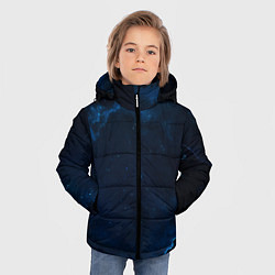 Куртка зимняя для мальчика Звездные облака, цвет: 3D-черный — фото 2