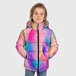 Куртка зимняя для мальчика Многообразие красок, цвет: 3D-черный — фото 2