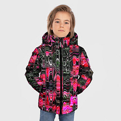 Куртка зимняя для мальчика РАЗНОЦВЕТНАЯ ВОЛНА, цвет: 3D-светло-серый — фото 2