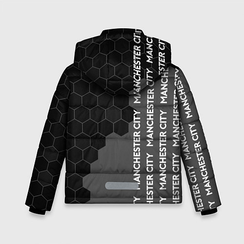 Зимняя куртка для мальчика МАНЧЕСТЕР СИТИ Графика / 3D-Черный – фото 2
