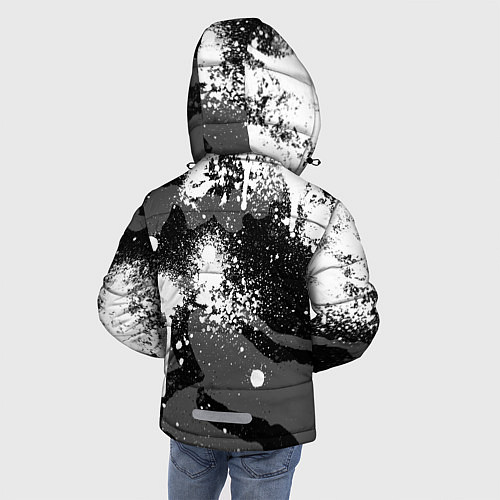 Зимняя куртка для мальчика FOX RACING - МОТОКРОСС БРЫЗГИ / 3D-Красный – фото 4