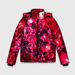Куртка зимняя для мальчика ВОЗДУШНО КРАСНЫЕ ШАРЫ, цвет: 3D-красный