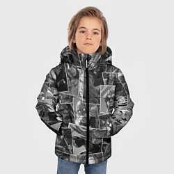 Куртка зимняя для мальчика Дота 2 паттерн, цвет: 3D-красный — фото 2