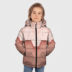 Куртка зимняя для мальчика Hexagon Minimal, цвет: 3D-черный — фото 2