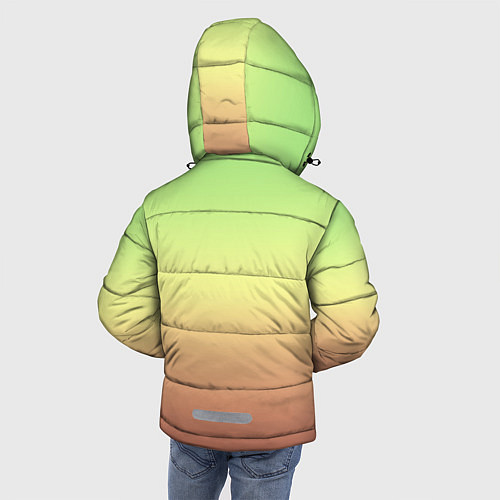 Зимняя куртка для мальчика Градиент Фисташки Gradient / 3D-Светло-серый – фото 4