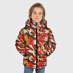 Куртка зимняя для мальчика Летний яркий камуфляж, цвет: 3D-светло-серый — фото 2