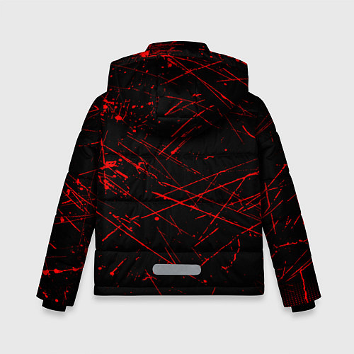 Зимняя куртка для мальчика ROBLOX красный логотип / 3D-Черный – фото 2