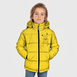Куртка зимняя для мальчика Покемон в кармане, цвет: 3D-черный — фото 2
