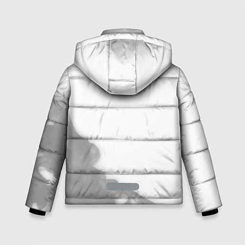 Зимняя куртка для мальчика Rust Glitch на светлом фоне / 3D-Черный – фото 2