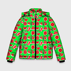 Куртка зимняя для мальчика DELICIOUS WATERMELON, цвет: 3D-красный