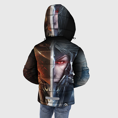 Зимняя куртка для мальчика METAL GEAR RISING САМУРАЙ / 3D-Красный – фото 4