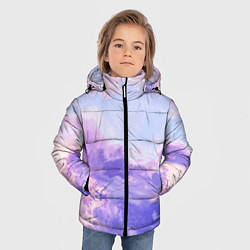 Куртка зимняя для мальчика Муссон Красок, цвет: 3D-светло-серый — фото 2