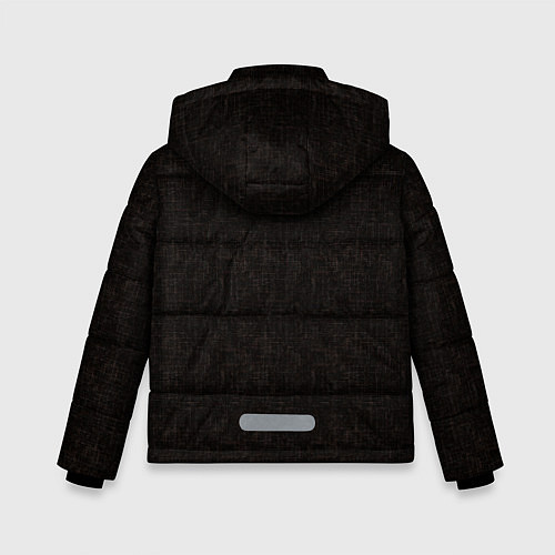 Зимняя куртка для мальчика Текстурированный угольно-черный / 3D-Черный – фото 2