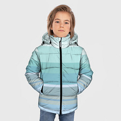 Куртка зимняя для мальчика Морские линии, цвет: 3D-светло-серый — фото 2