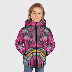 Куртка зимняя для мальчика Костюм робота, цвет: 3D-светло-серый — фото 2