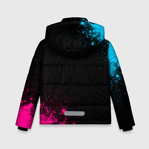 Зимняя куртка для мальчика AEK Athens - Neon Gradient / 3D-Черный – фото 2